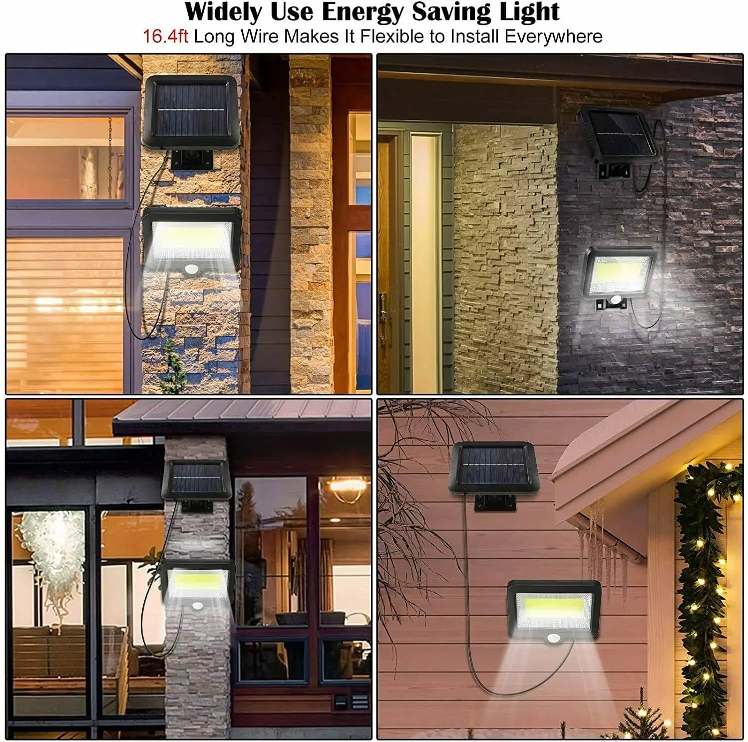 Buy Solar Power PIR Motion Sensor Wall Light in UK - Shop Now!