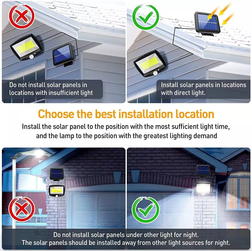 Buy Solar Power PIR Motion Sensor Wall Light in UK - Shop Now!