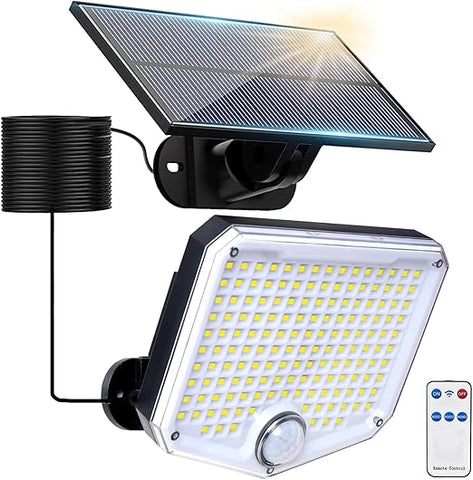 6W solar LED wall light with motion sensor

