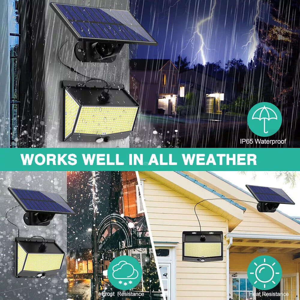 Solar Security PIR Motion Sensor LED Light in UK - Upgrade Today!