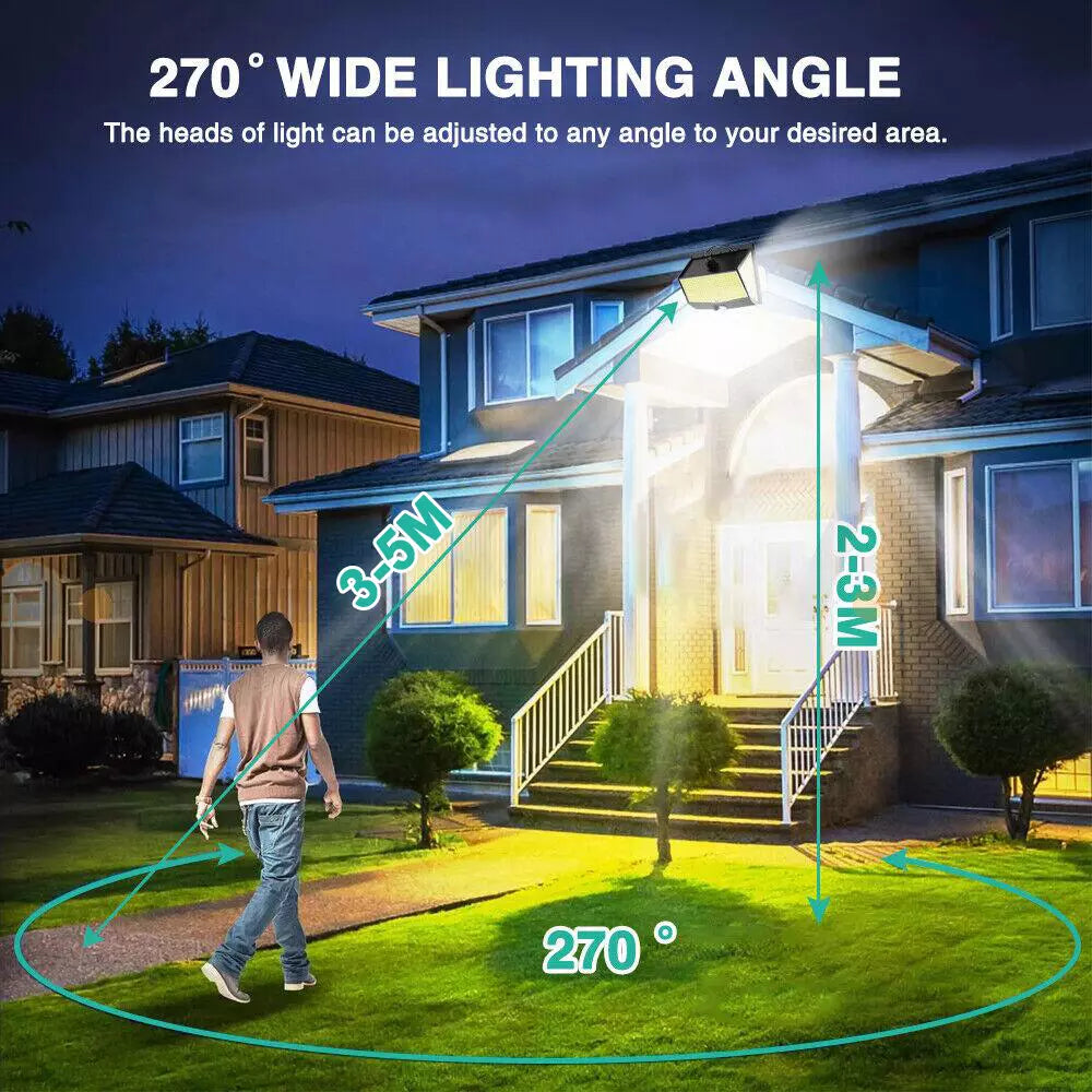 Solar Security PIR Motion Sensor LED Light in UK - Upgrade Today!