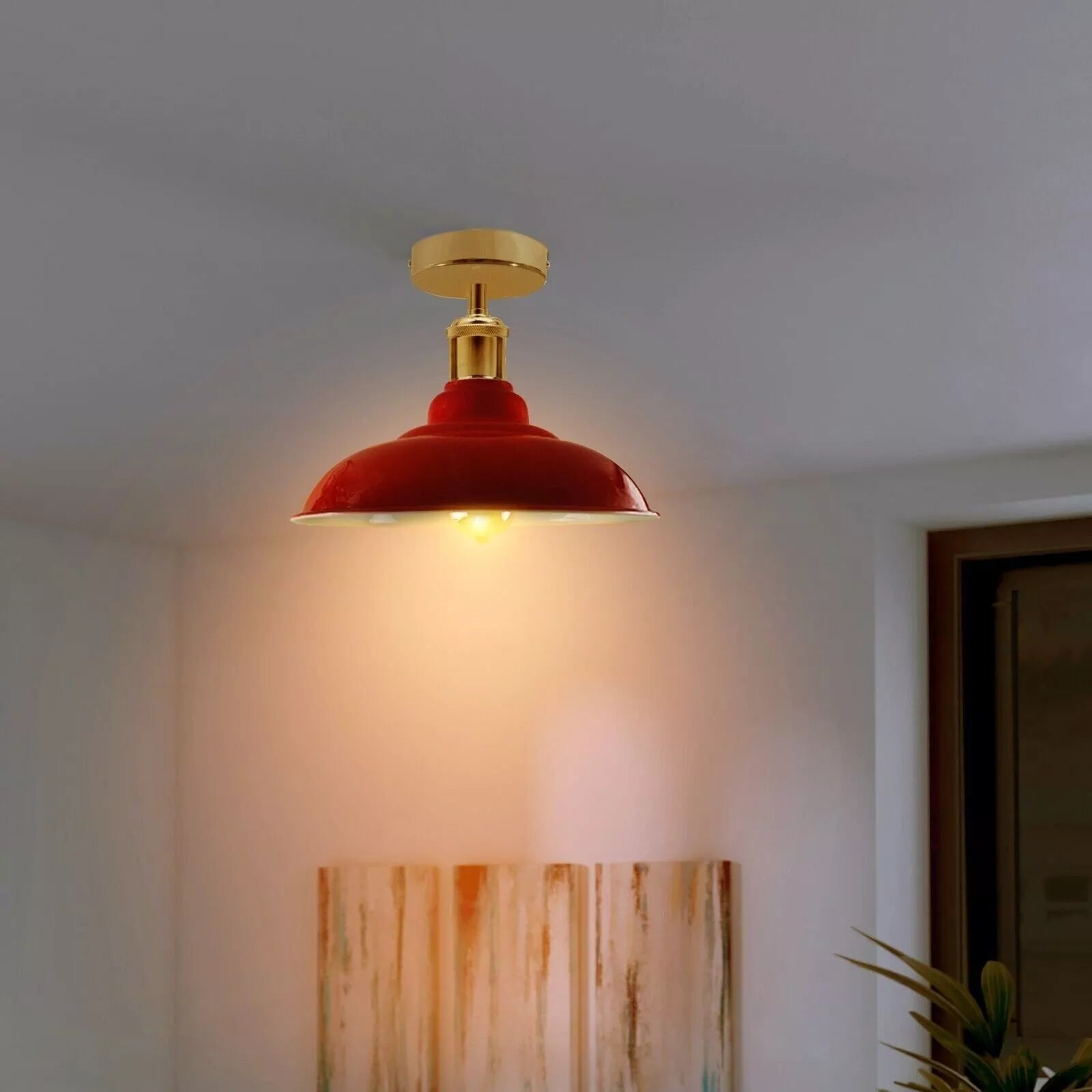 Buy Vintage Ceiling Industrial Flush Mount Shade in UK – Upgrade Today