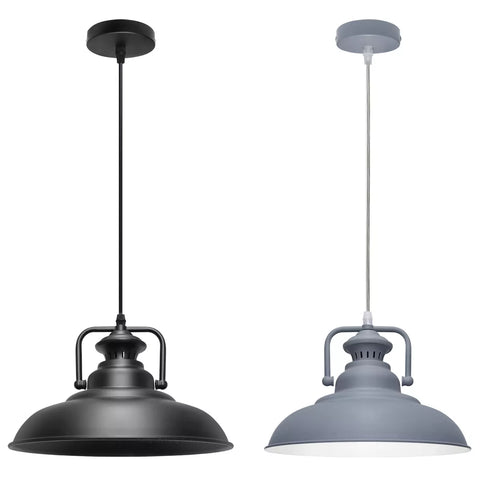Vintage industrial ceiling pendant shade UK

