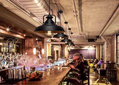 Industrial kitchen lighting pendant shade
