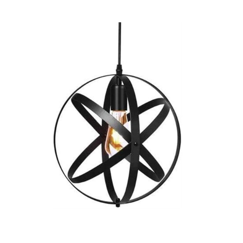 Iron pendant light with timeless design


