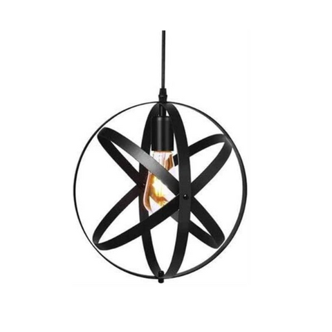 Iron pendant light with timeless design


