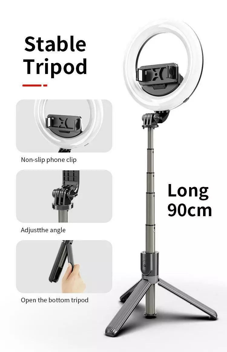 Buy Wireless Bluetooth LED Ring Light With Stand In UK - Shop Now