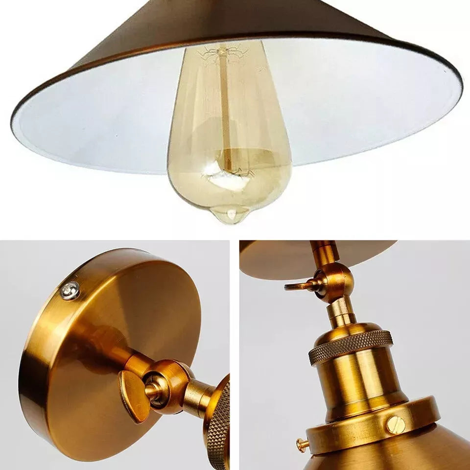 Industrial Style Ceiling Lamp with LED Compatibility

