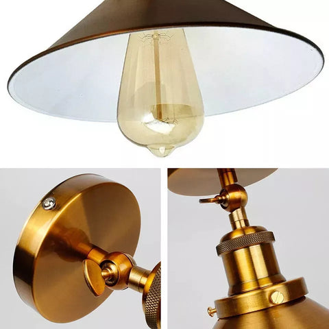 Industrial Style Ceiling Lamp with LED Compatibility

