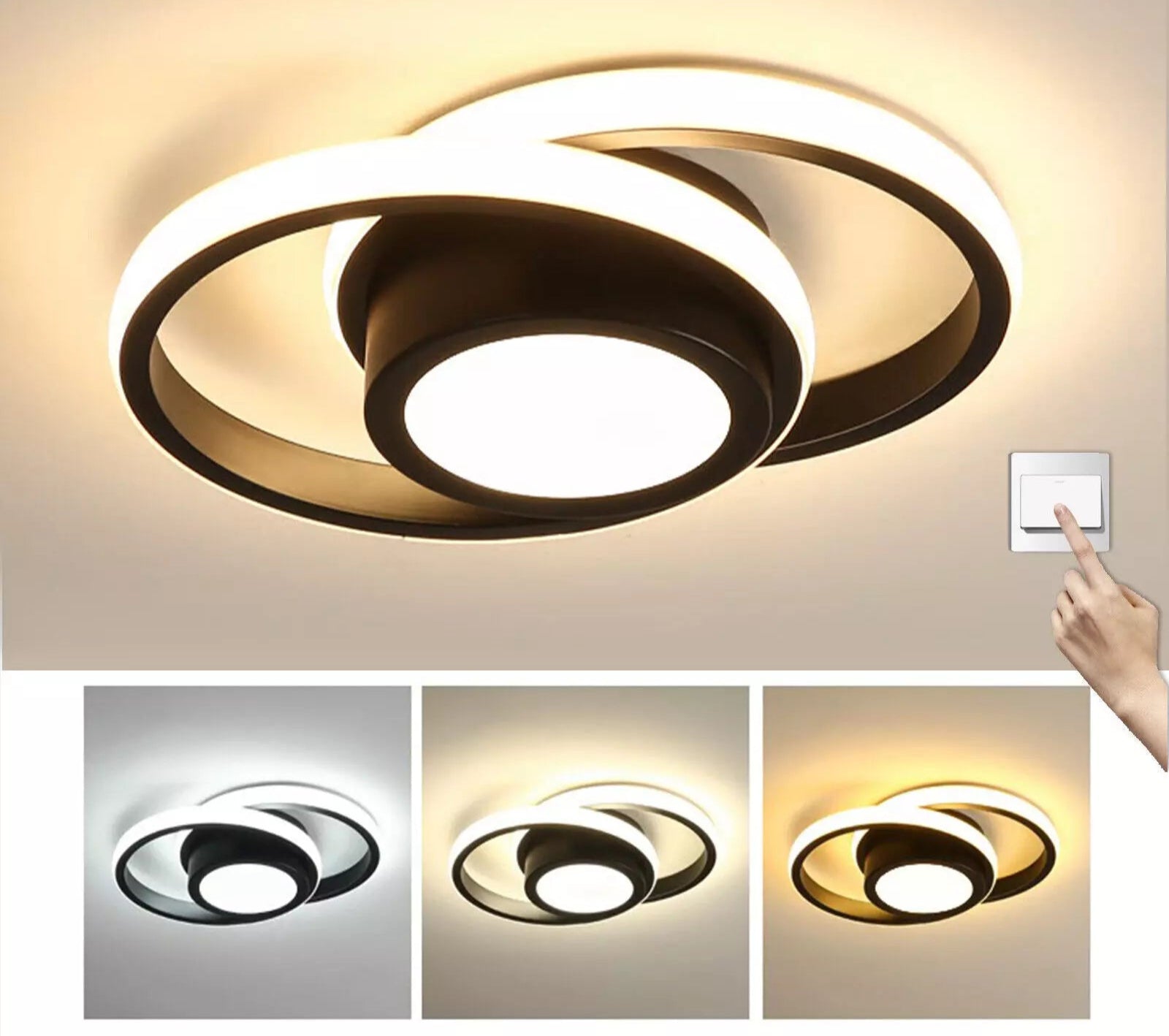 Buy Modern LED Flush Ceiling Light in UK - Shop Now!