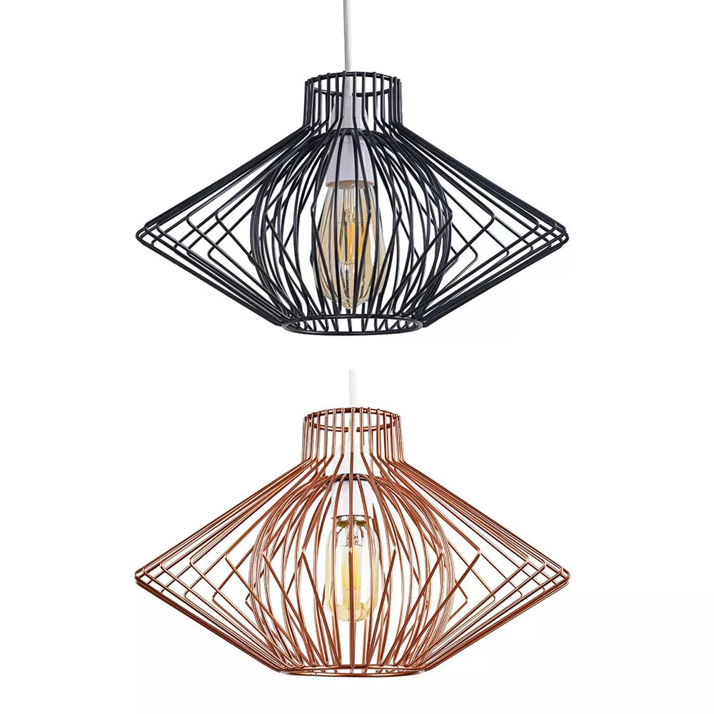 Ceiling Light Shade Industrial Metal Pendant Lampshade Living Room LED Bulb Mount Light
