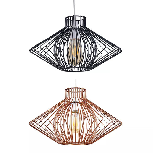Ceiling Light Shade Industrial Metal Pendant Lampshade Living Room LED Bulb Mount Light
