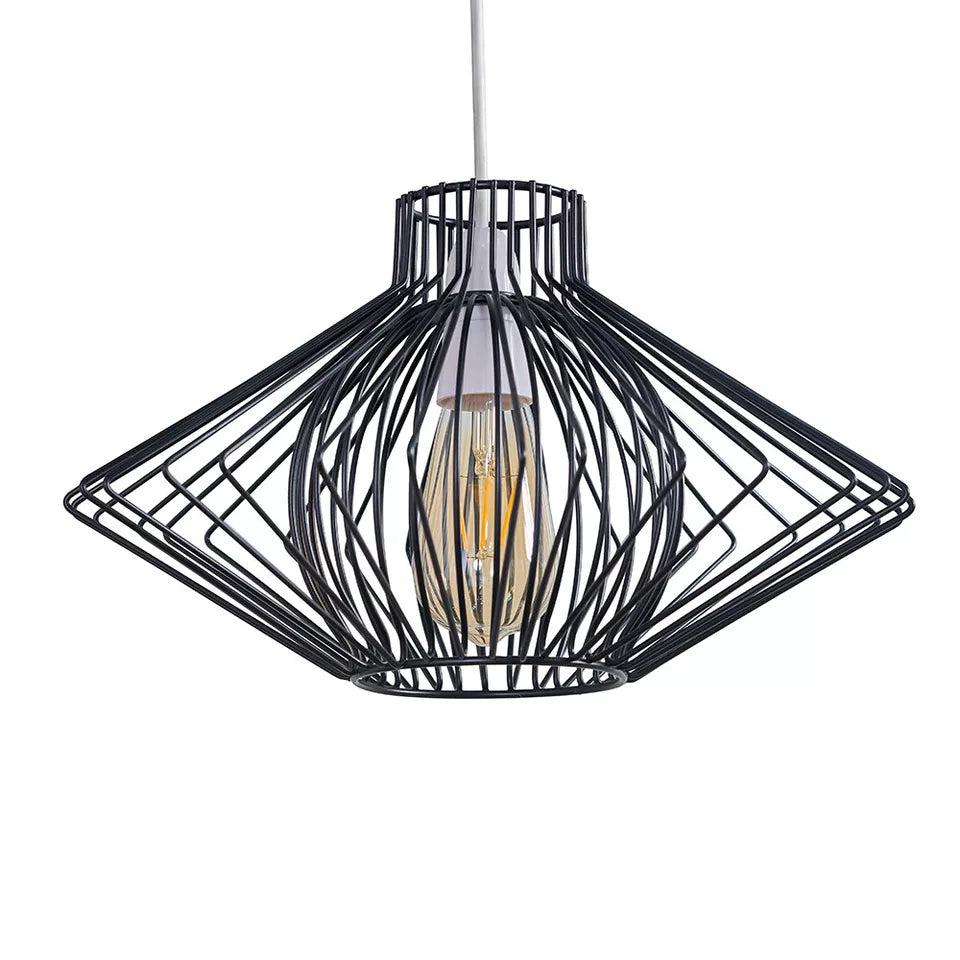 Ceiling Light Shade Industrial Metal Pendant Lampshade Living Room LED Bulb Mount Light
