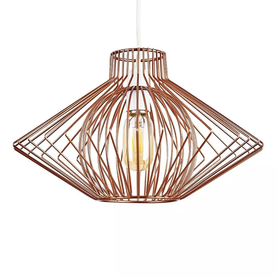 Ceiling Light Shade Industrial Metal Pendant Lampshade Living Room LED Bulb Mount Light
