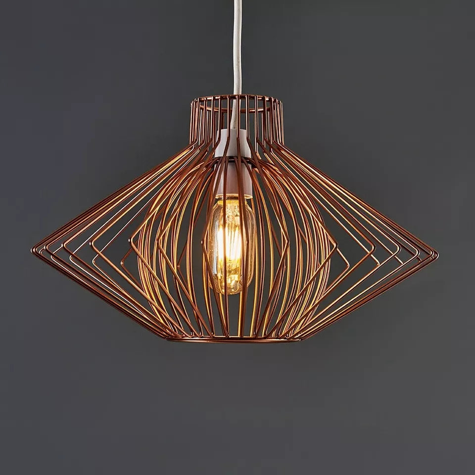Ceiling Light Shade Industrial Metal Pendant Lampshade Living Room LED Bulb Mount Light
