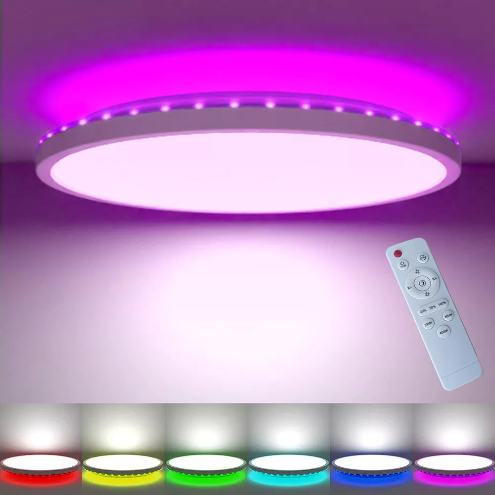 Dimmable RGB ceiling lamp for bedroom


