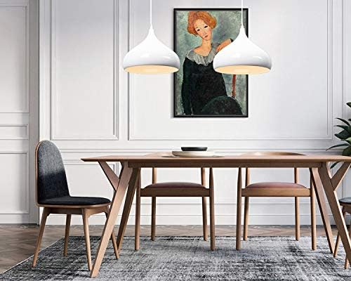 Kitchen lighting pendant shade in white

