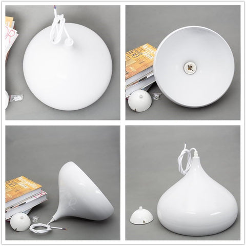 White dome ceiling light pendant shade UK

