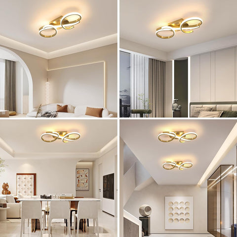 Ceiling light fixture in various interior settings