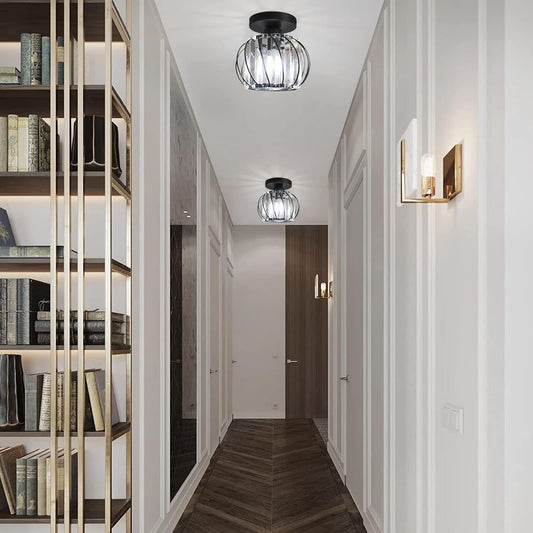 Luxury Crystal Ceiling Light for Kitchen, Hallway, Dining & Living Room

