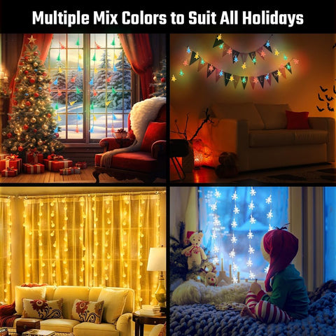 Christmas tree string lights 40 LED