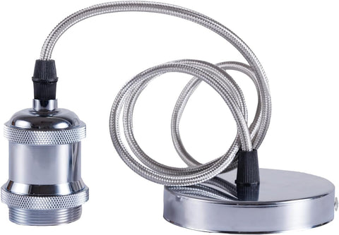 Chrome magnetic引流器 with flexible hose on a white background