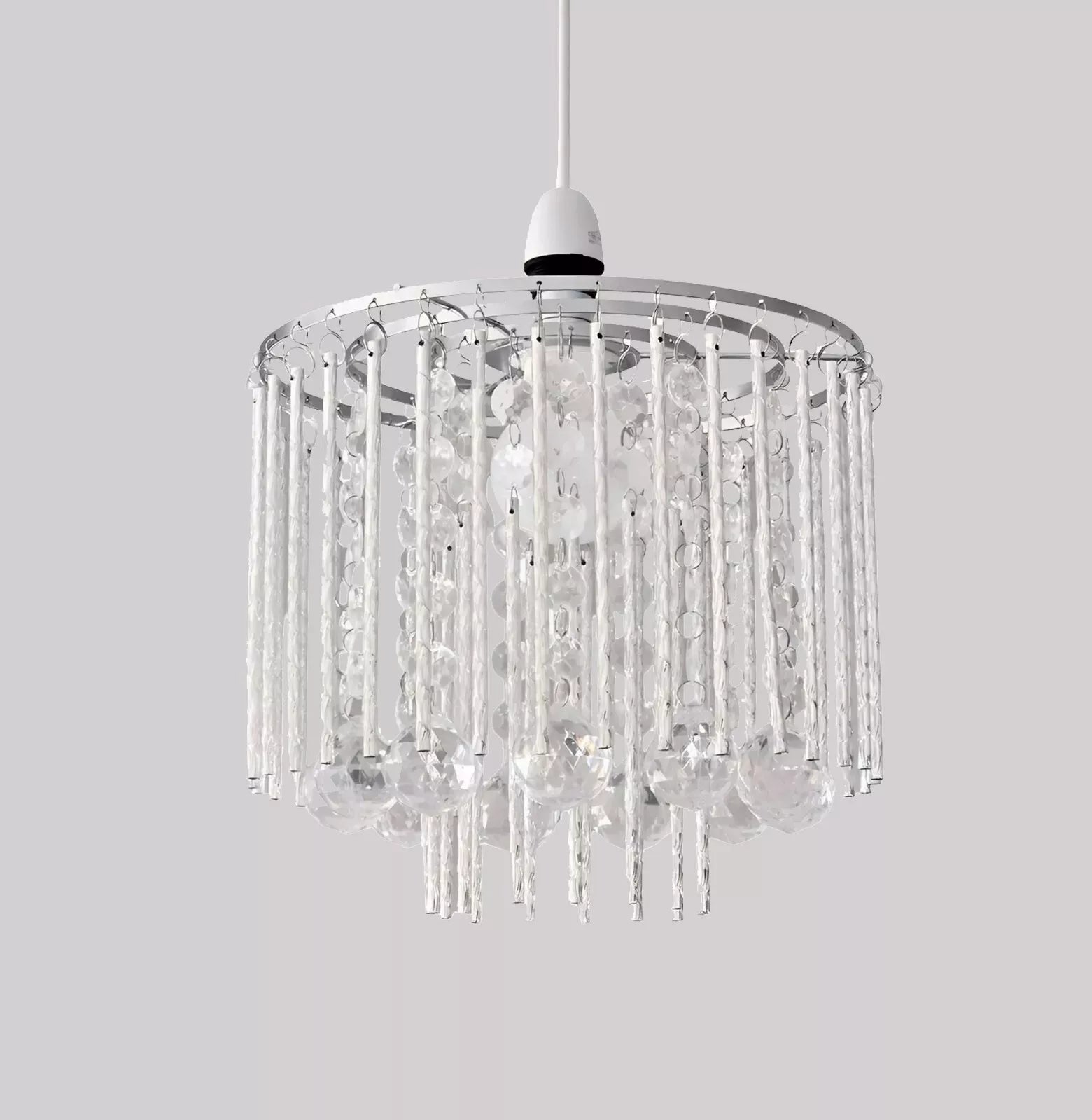 Clear Modern Acrylic Crystal Easy fit Ceiling Light/Lamp Shade/Ceiling Pendant