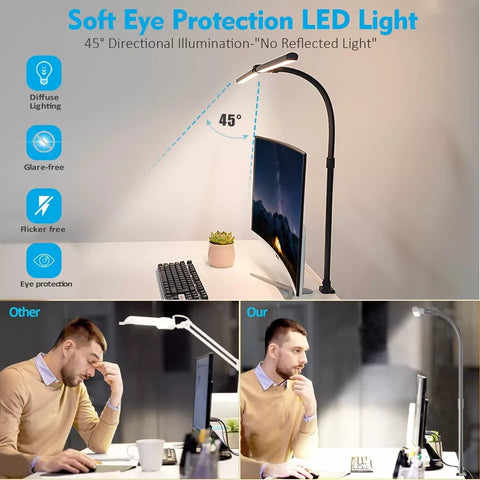 Lamp's aluminum alloy construction close-up

