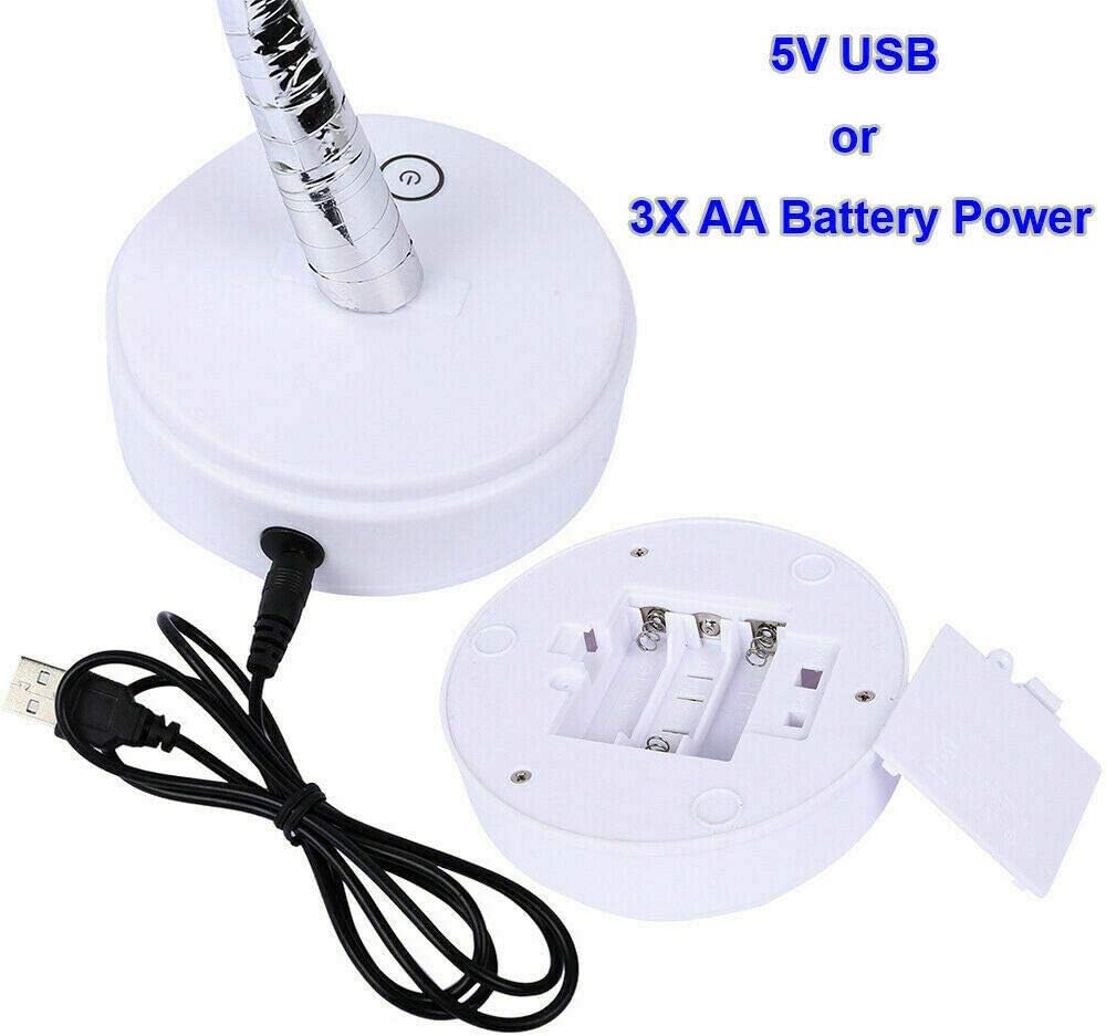 Close-up of warm white LED copper branch tree lamp