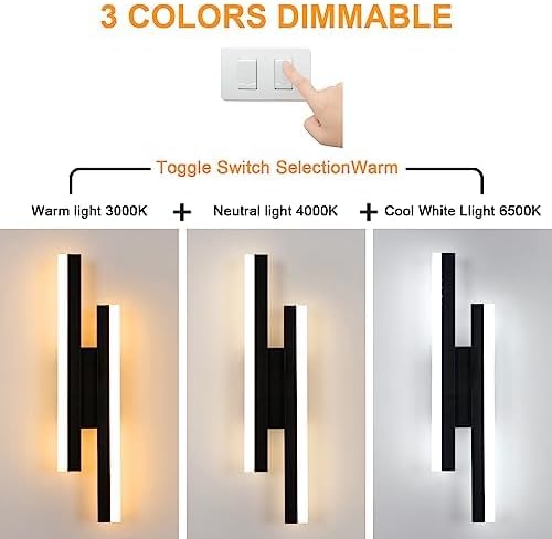 Close-up of LED wall light’s acrylic panel for a modern touch