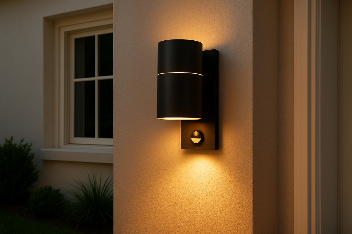 Compact LED security light GU10 base