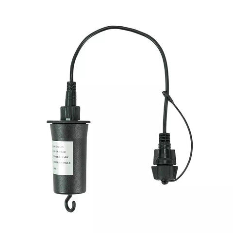 Green wire extension for garden fairy lights

