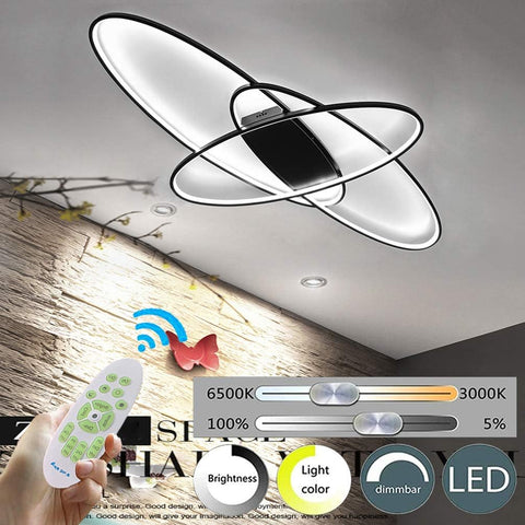 Contemporary LED flush light for bedroom

