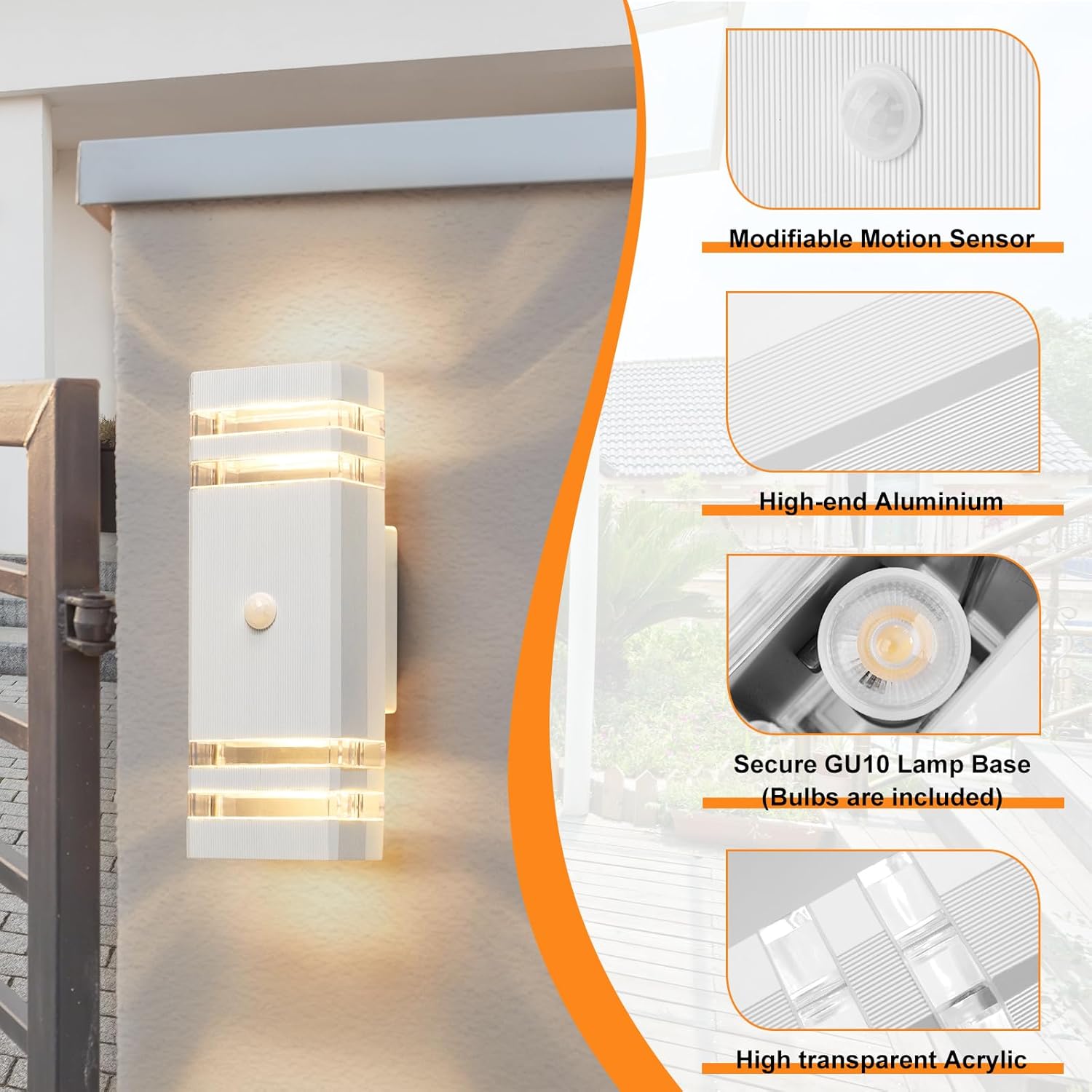 Contemporary Wall Light for Garage

