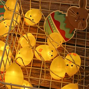 Decorative Easter chick fairy lights for indoor and outdoor use