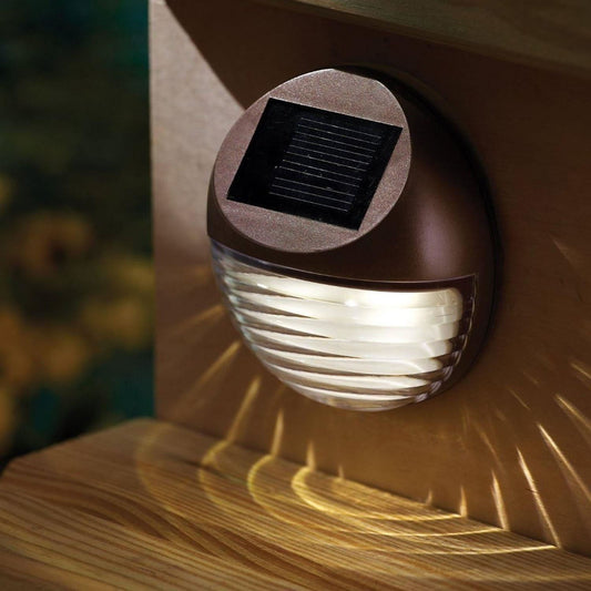 Decorative Wireless Solar Garden Lights – Outdoor Fence, Step, Gutter Lamps