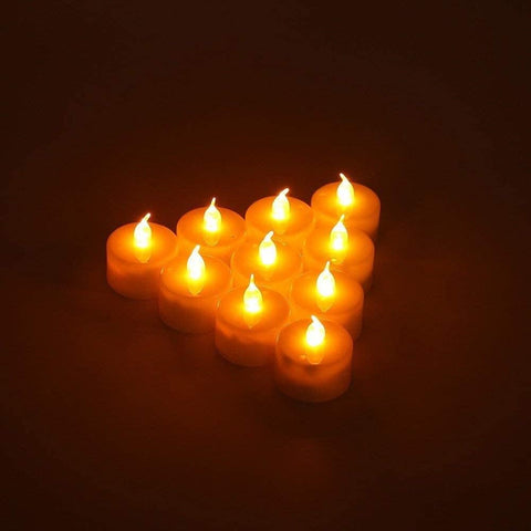 Decorative flameless tea light candles indoor outdoor
