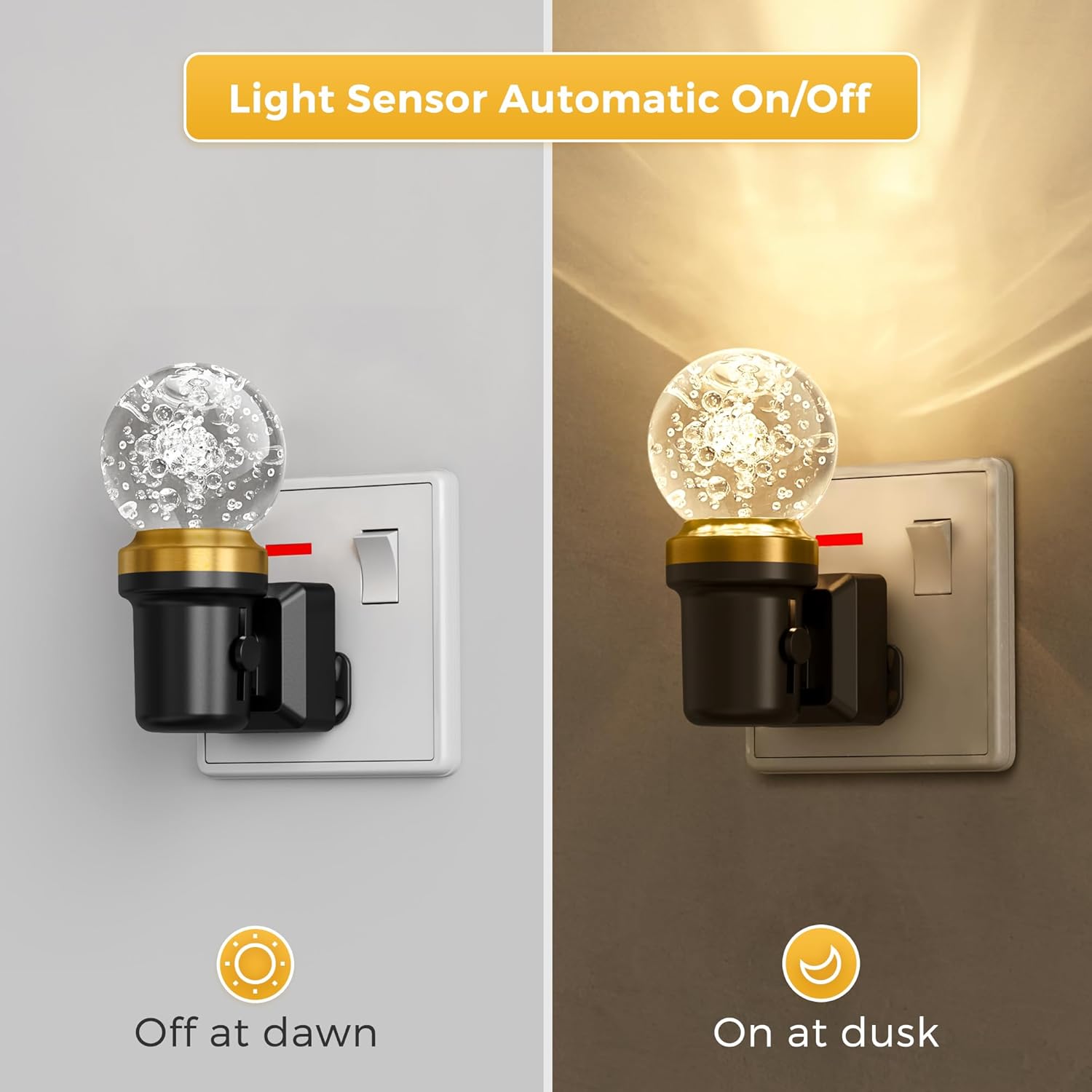 Dimmable LED night light

