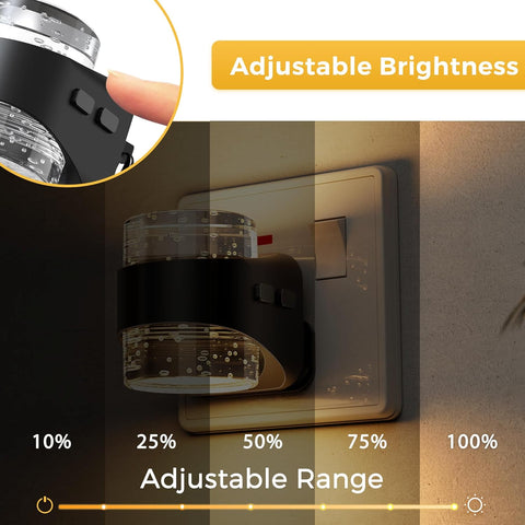 Dimmable LED night light 10-100 lumens

