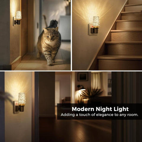 Dimmable LED plug in night light 0–100LM

