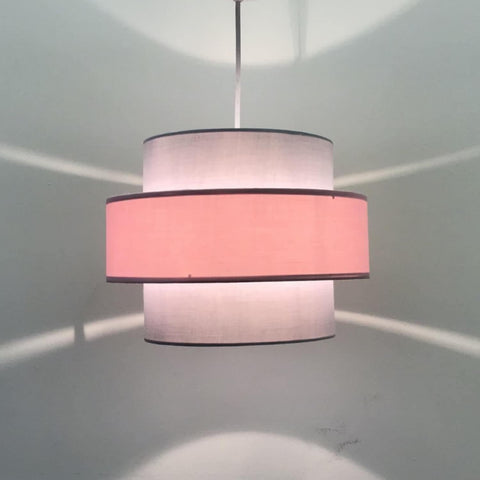 soft lighting pendant shade in pastel colours
