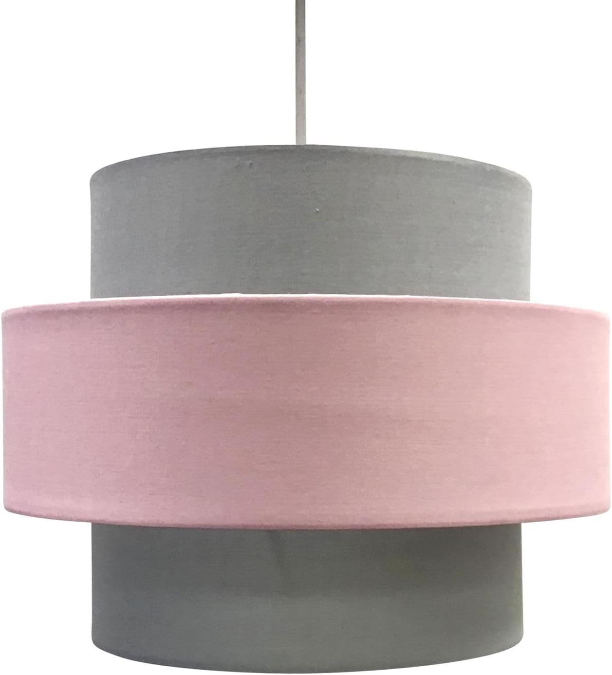 stylish ceiling shade with two-tone design
