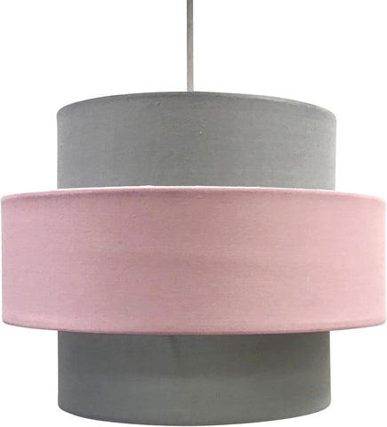 stylish ceiling shade with two-tone design
