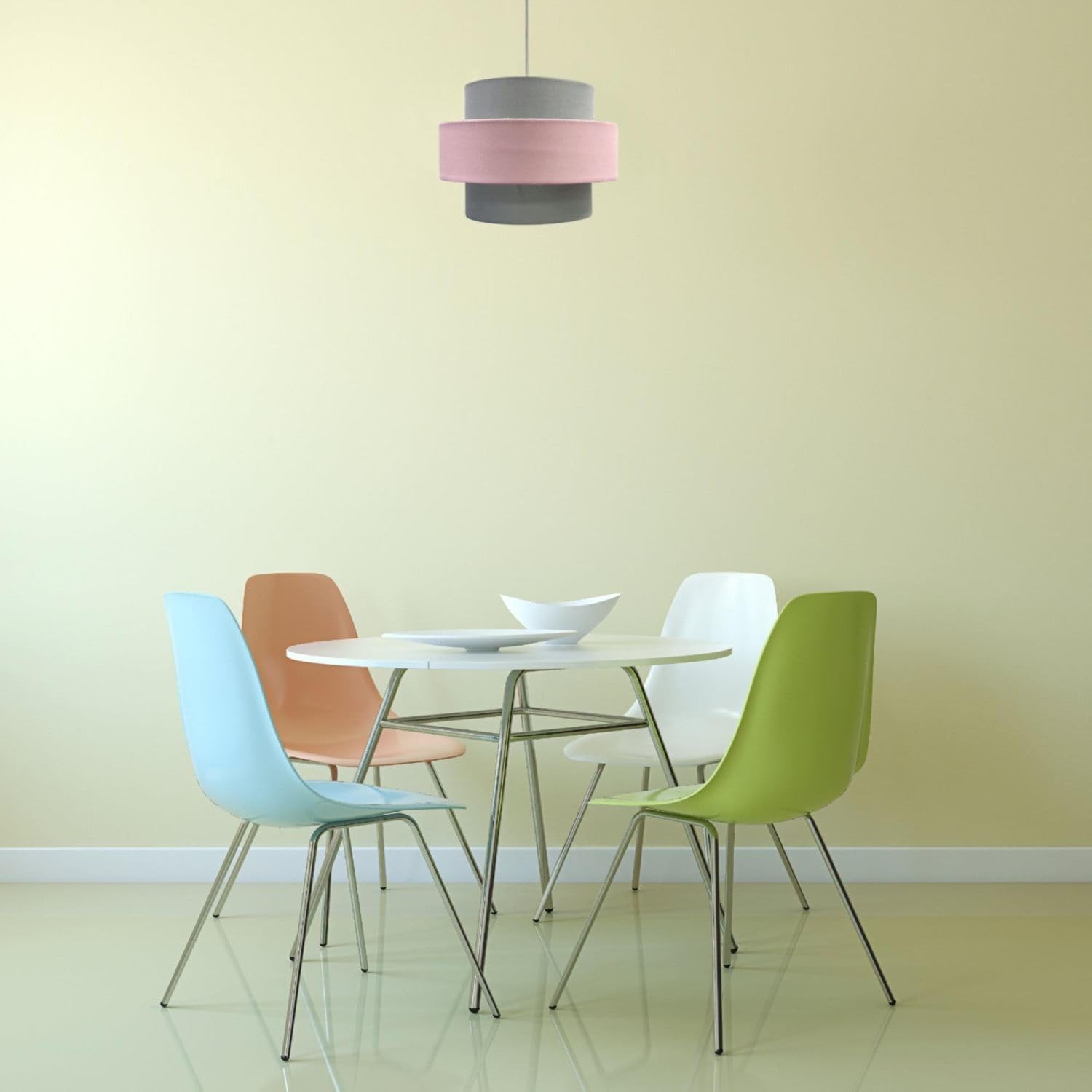 contemporary drum shade for pendant lights
