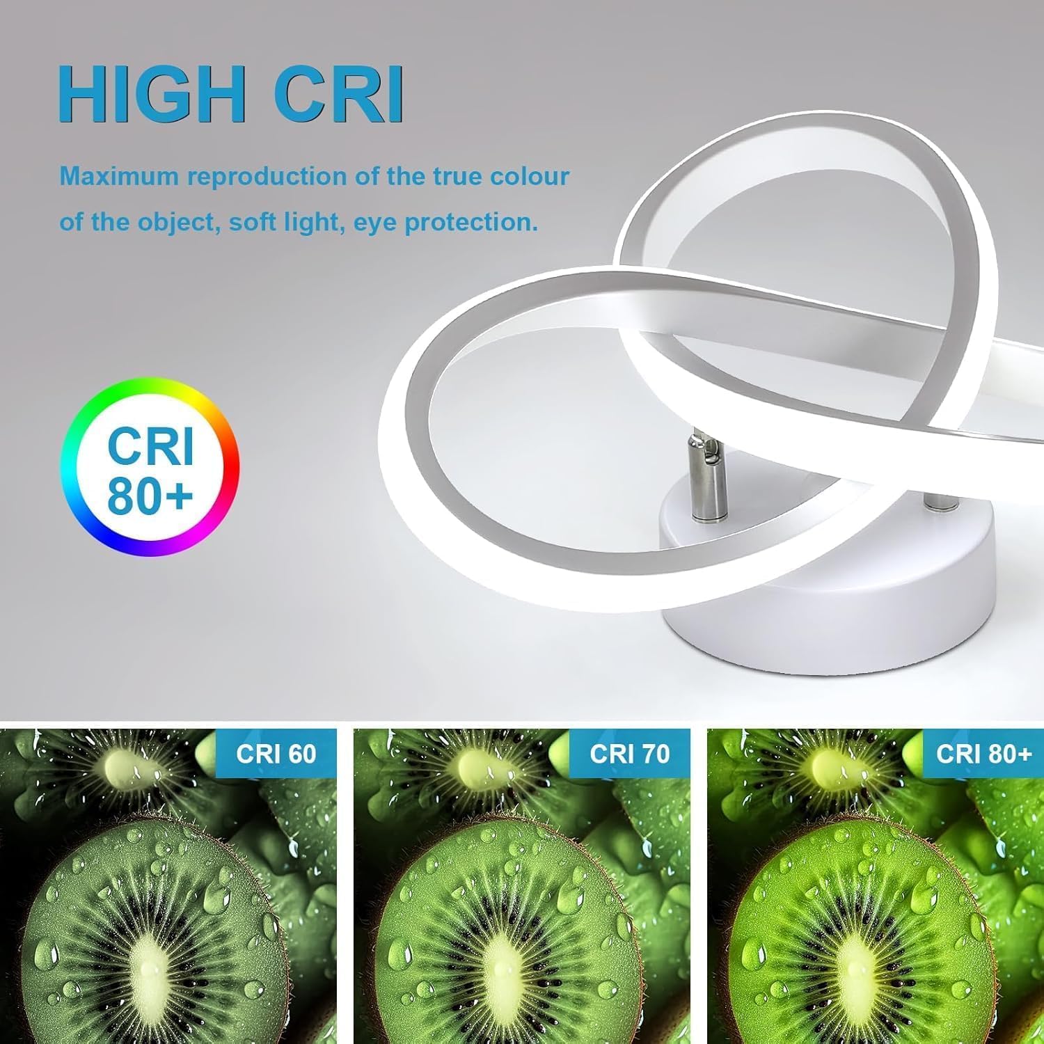 Energy-efficient LED ceiling fixture

