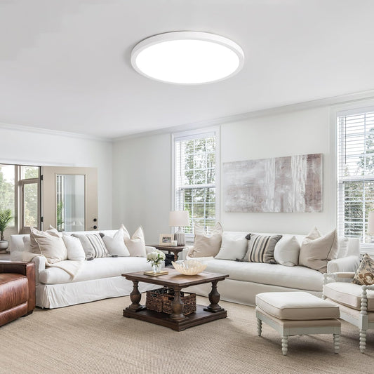 Buy 24W Flush Mount Round LED Ceiling Light in UK - Shop Now