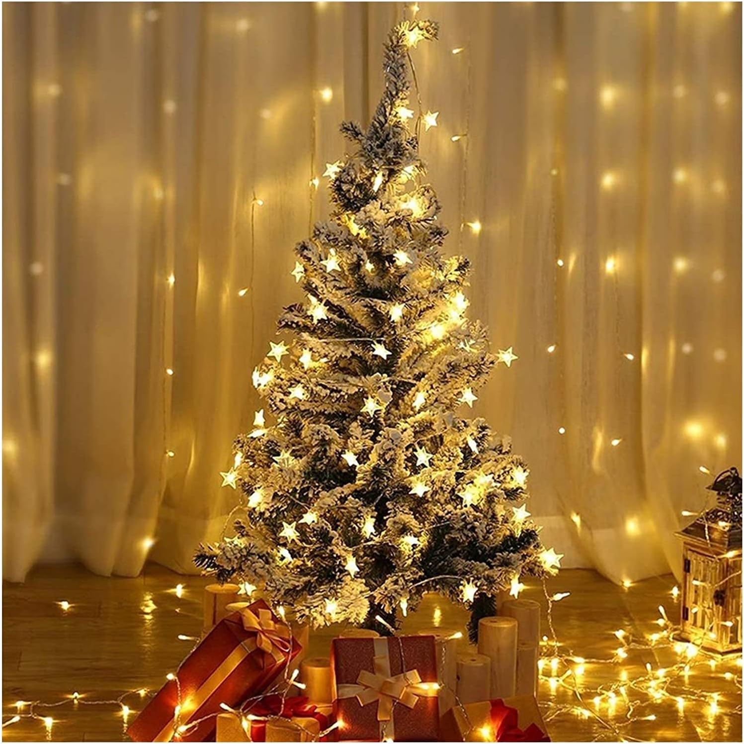 Star String Lights, 10ft/3M 20 LED Plug in String Lights Warm White Fairy Lights for Birthday/Christmas/Wedding/Party Indoor Outdoor Decoration - thelights4u.com