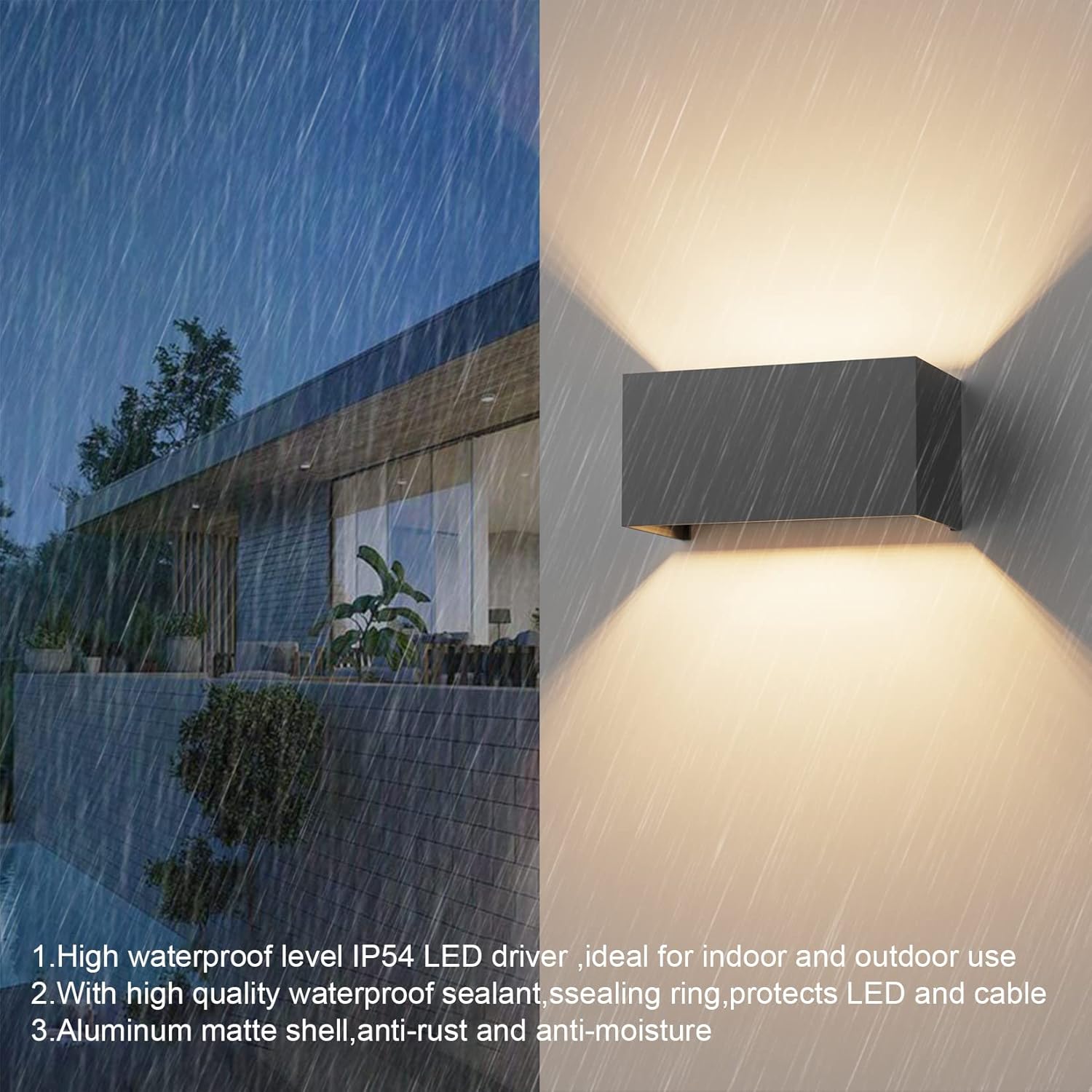 G9 LED wall light 3000K

