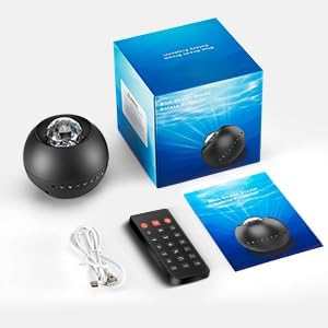 Galaxy light projector covering ceiling with moving nebula waves