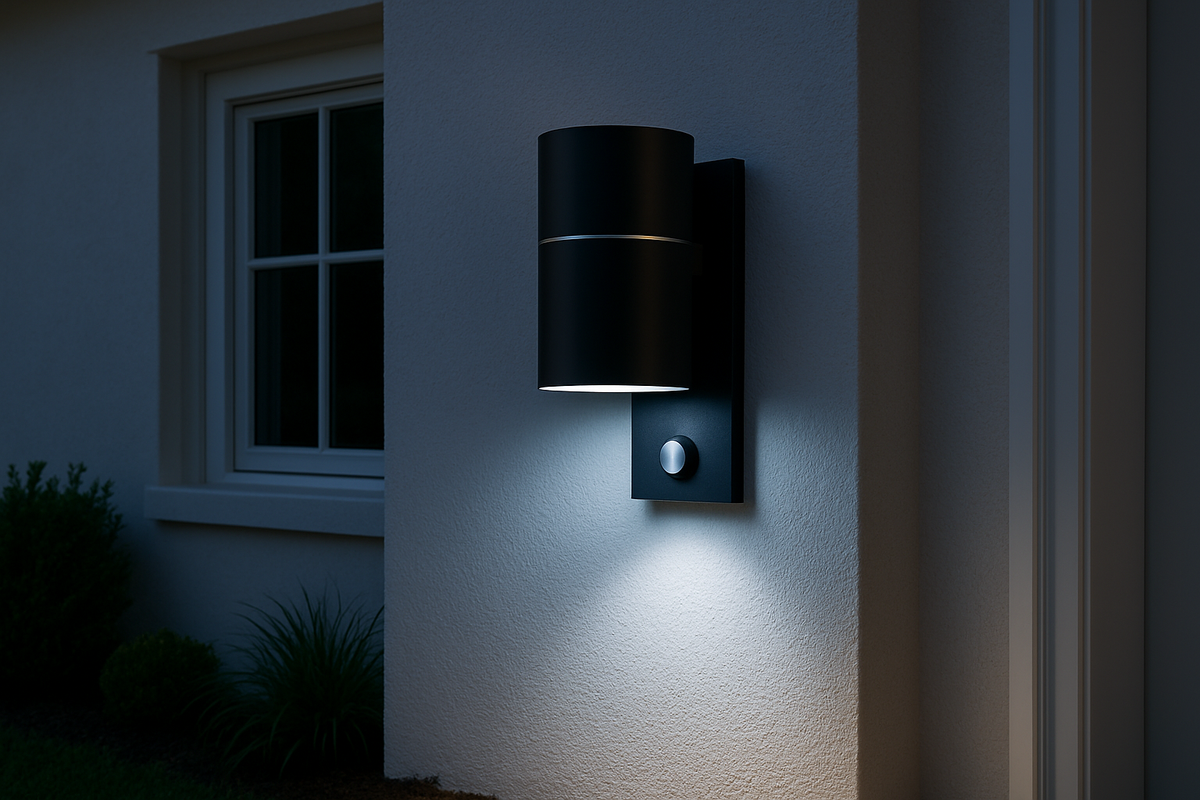 Garden pathway light with motion activation